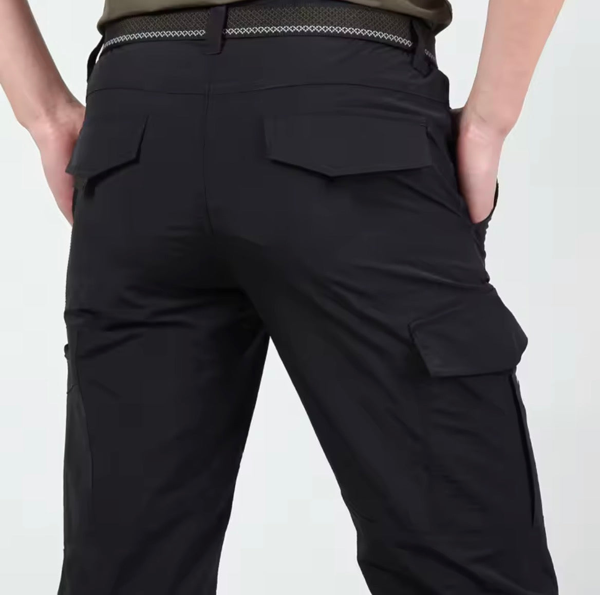 Men's Summer Tactical Cargo Pants Lightweight Casual Waterproof Trousers Casual Pants Wear-resisting Multi-pocket Outdoor Hiking