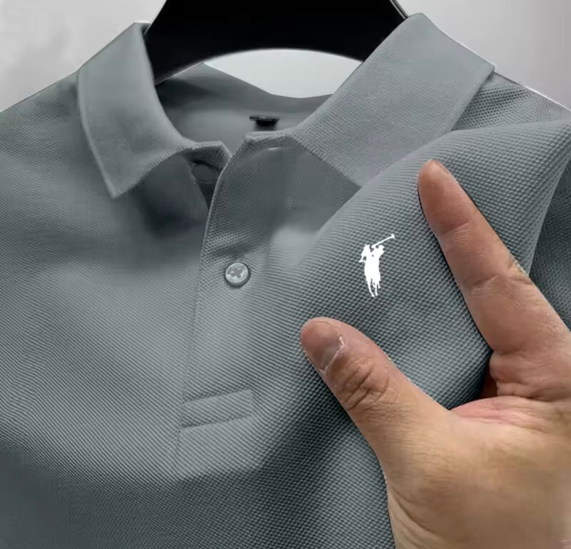 High end luxury brand fashion short sleeved high-end printed polo shirt summer new men's lapel T-shirt men's clothing
