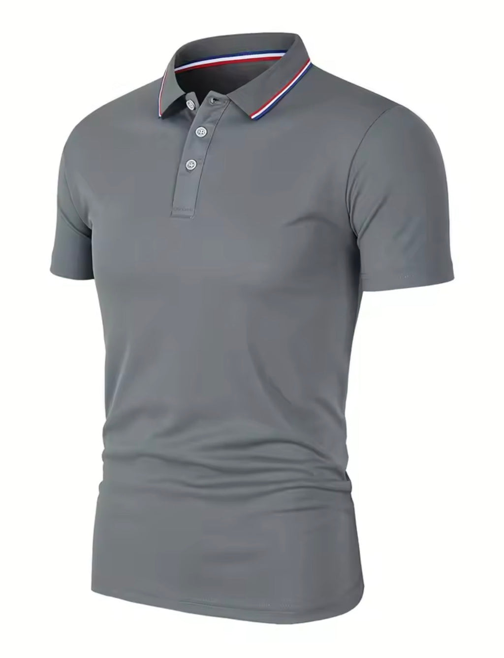Men's Summer Casual Breathable Comfortable Polo Shirt Men's Solid Color High Quality Short Sleeve T-Shirt