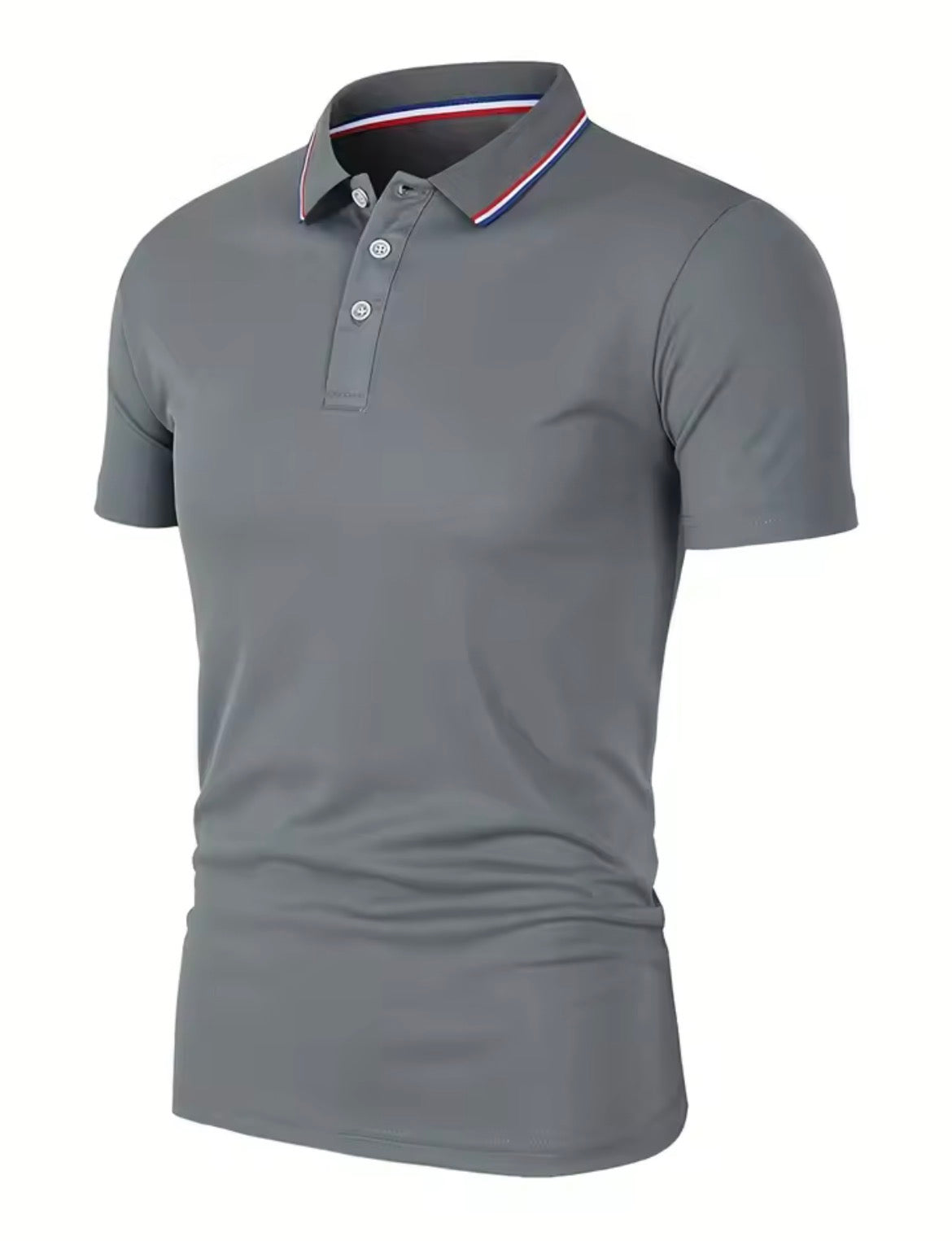 Men's Summer Casual Breathable Comfortable Polo Shirt Men's Solid Color High Quality Short Sleeve T-Shirt